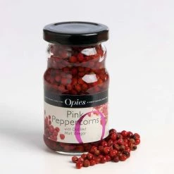 Opies Ingredients Pink Peppercorns With Malt Vinegar 105g 9 Opies Ingredients Pink Peppercorns With Malt Vinegar 105g -Sous Chef Boutique 0000 D449 12PinkPeppercorns 113g B