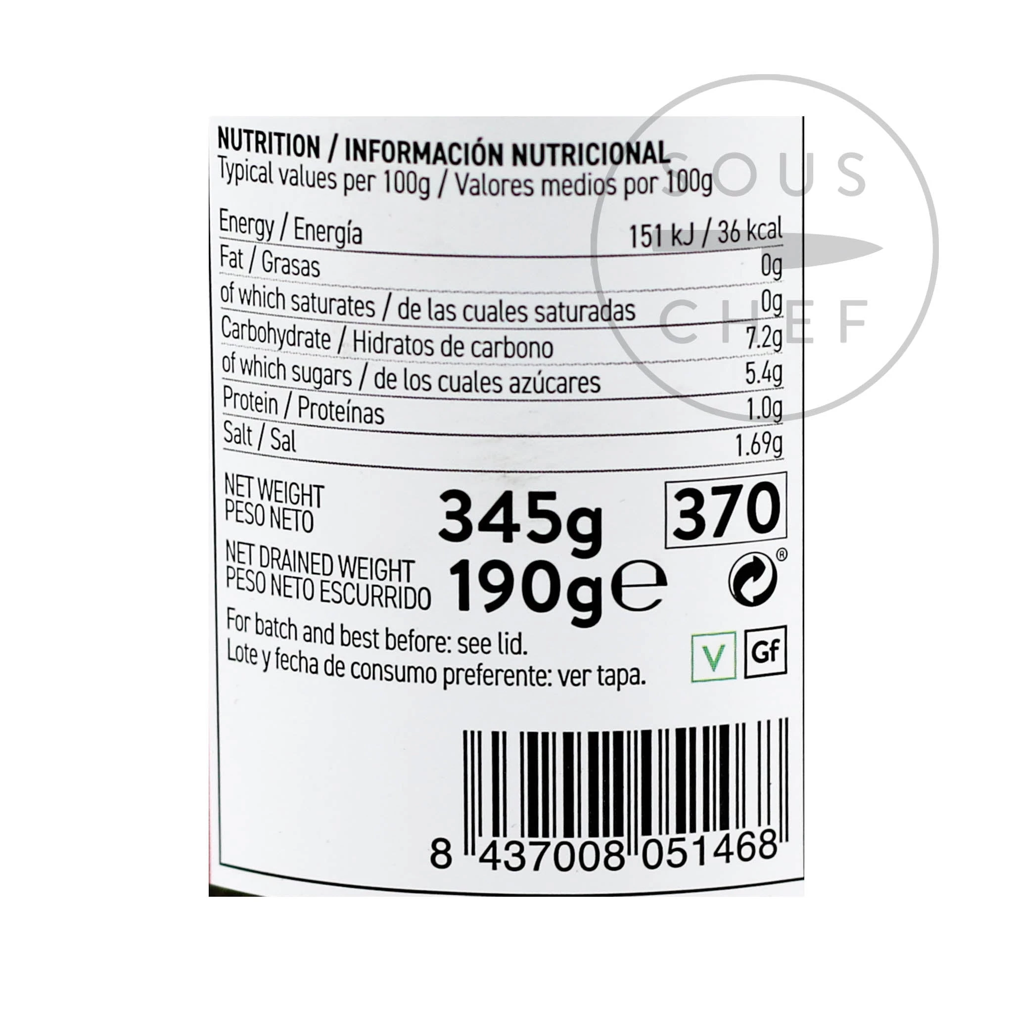 Perello Cocktail Gherkins 190g 5 Perello Cocktail Gherkins 190g – Image 3