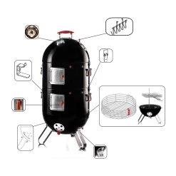 Cuisinière ProQ Frontier Elite 3in1 BBQ Fumer -Sous Chef Boutique 2018 ProQ feaures