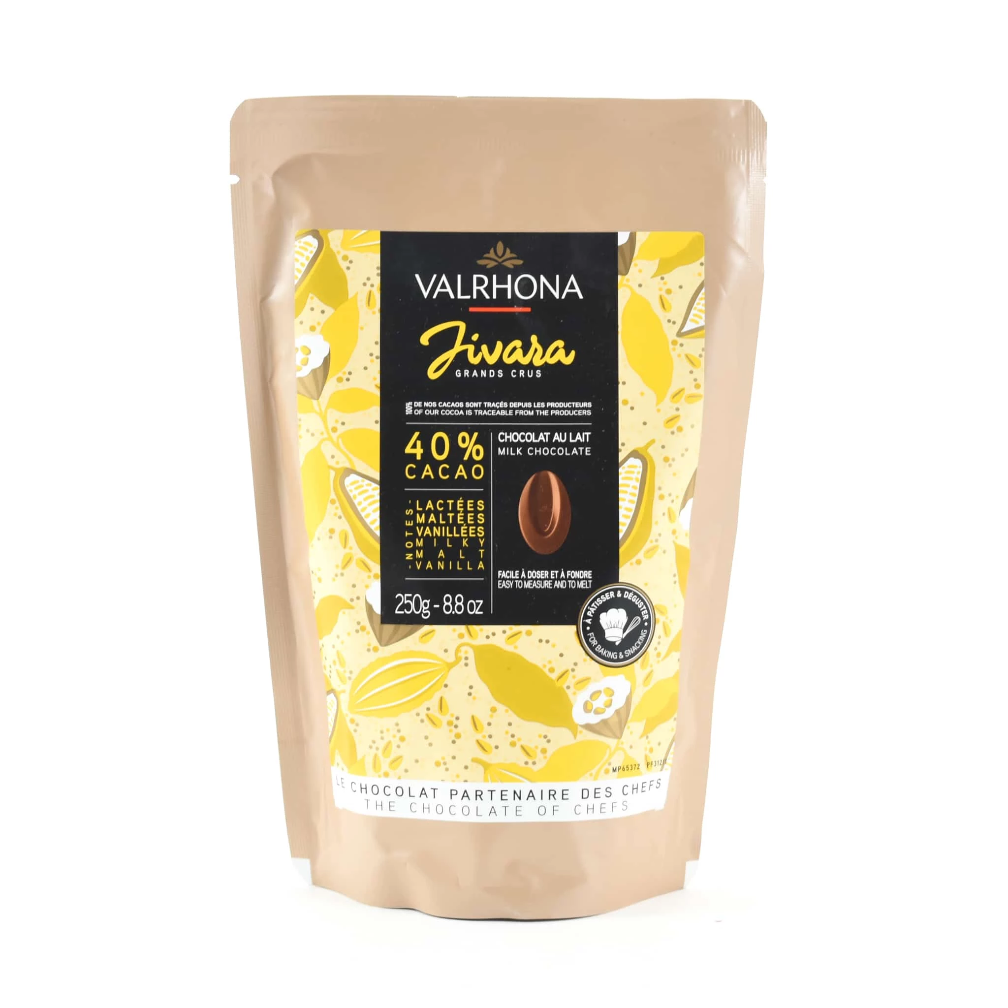 Valrhona Jivara 40% Croustilles De Chocolat Au Lait 6 Valrhona Jivara 40% Croustilles De Chocolat Au Lait – Image 4