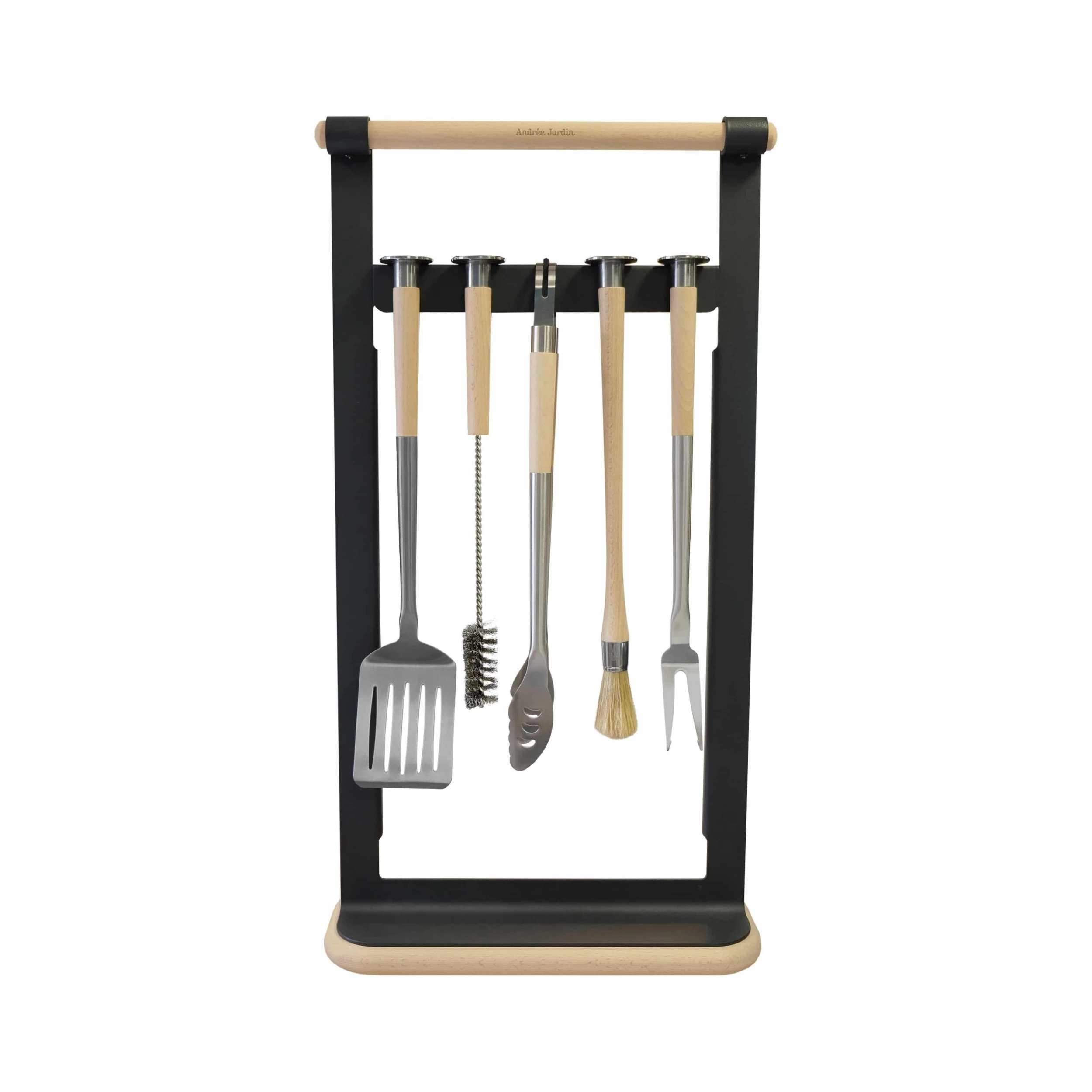 Andree Jardin Andrée Jardin Bois De Hêtre BBQ Utensiles + Ensemble De Rack Magnétique 3 Andree Jardin Andrée Jardin Bois De Hêtre BBQ Utensiles + Ensemble De Rack Magnétique