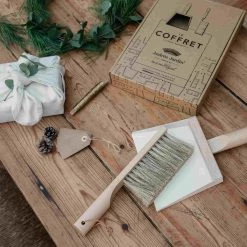 Andree Jardin Andrée Jardin Fibre Naturelle & Brosse à Main En Hêtre & Dustpan - Blanc -Sous Chef Boutique AJ0021 AndreeJardinNaturalFibre BeechHandBrush Dustpan White 4