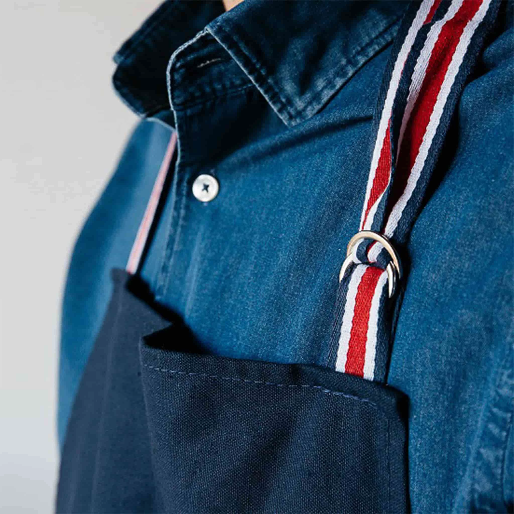 Tablier En Coton Bleu Andree Jardin 4 Tablier En Coton Bleu Andree Jardin – Image 2