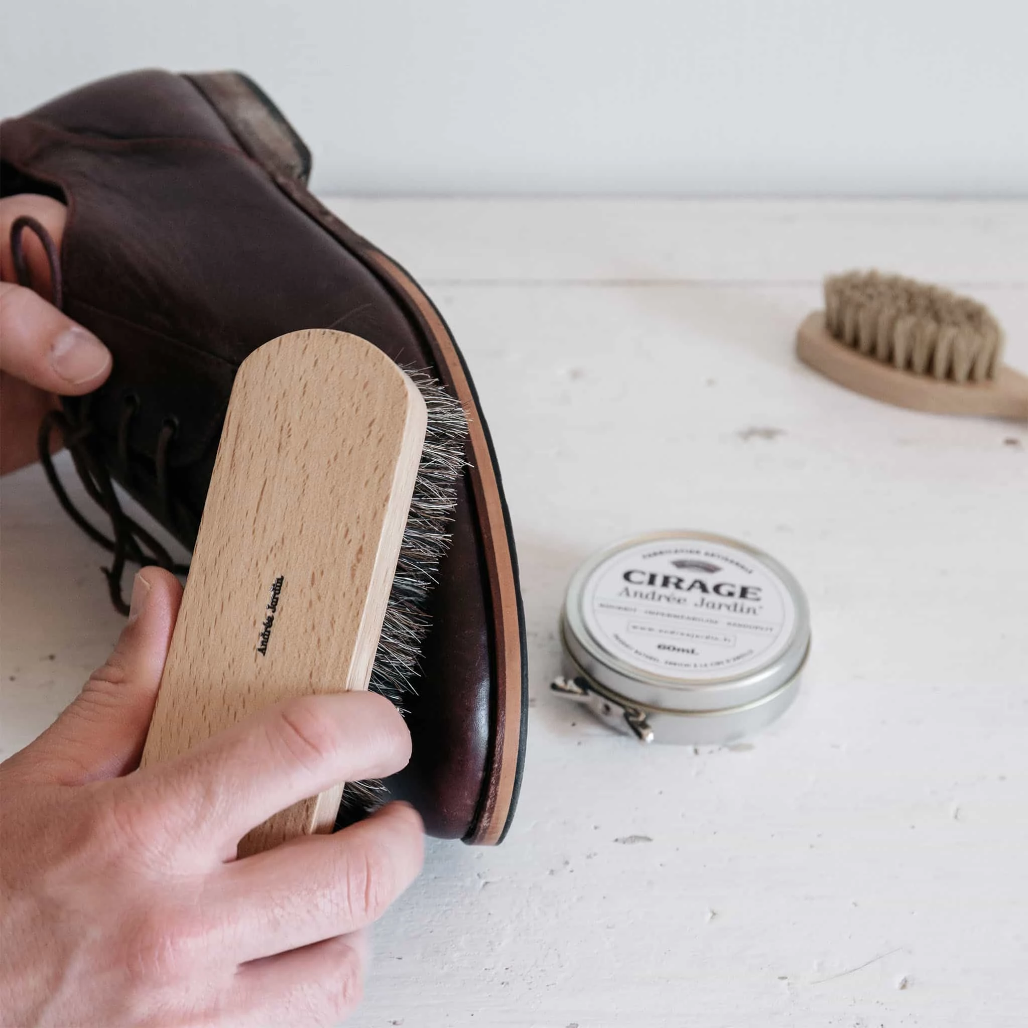 Andree Jardin Andrée Jardin Cheval Chaussure Polissage & Brosse Buffing 4 Andree Jardin Andrée Jardin Cheval Chaussure Polissage & Brosse Buffing – Image 2