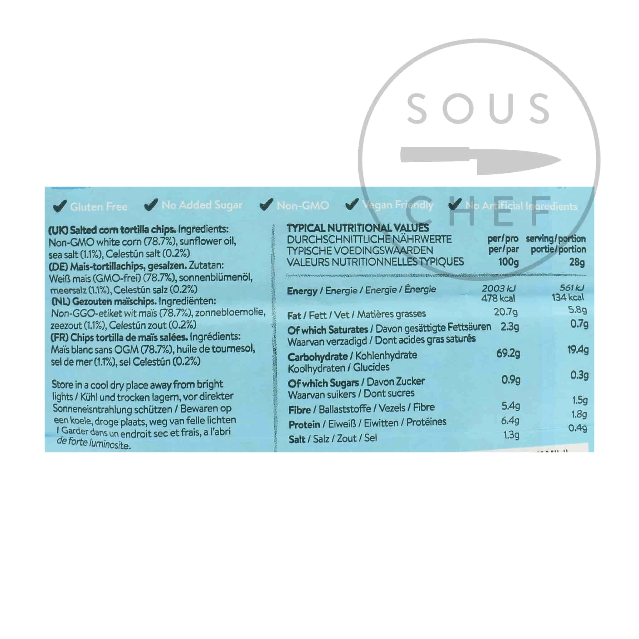 Blanco Niño Corn Tortilla Chips With Sea Salt 170g 4 Blanco Niño Corn Tortilla Chips With Sea Salt 170g – Image 2