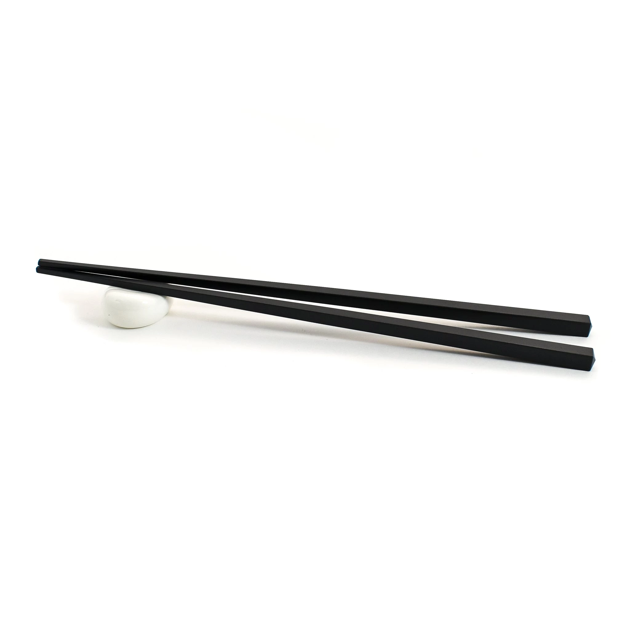 Kiji Stoneware & Ceramics Kiji Stoneware & Ceramics Chinese Tableware Glossy White Pebble Chopstick Repos 4 Kiji Stoneware & Ceramics Kiji Stoneware & Ceramics Chinese Tableware Glossy White Pebble Chopstick Repos – Image 2
