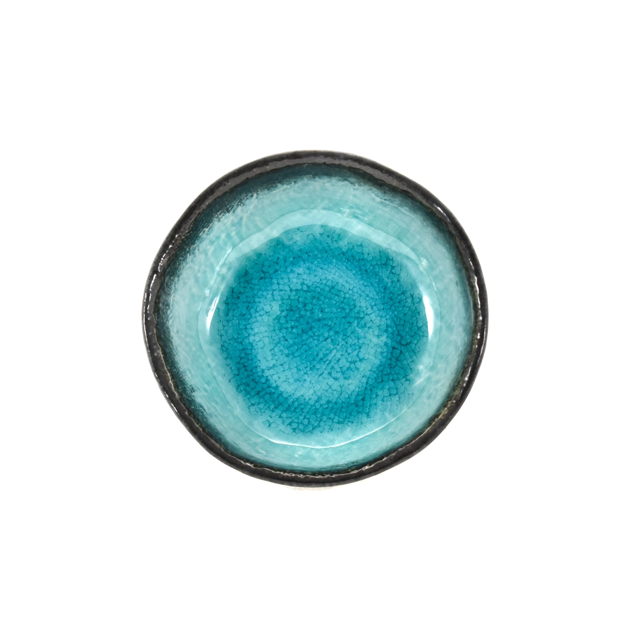 Kiji Stoneware & Ceramics Kiji Stoneware & Céramique Turquoise Glaze Bowl 12cm Dia X 4cm High Tableware 5 Kiji Stoneware & Ceramics Kiji Stoneware & Céramique Turquoise Glaze Bowl 12cm Dia X 4cm High Tableware – Image 3