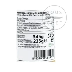 Savoureux Snacks & Crackers Perello Pickled Ail 235g -Sous Chef Boutique BD0116 PerelloPickledGarlic235g nutrition 2