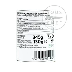 Ingrédients Perello Guindilla Peppers 345g 7 Ingrédients Perello Guindilla Peppers 345g -Sous Chef Boutique BD0118 PerelloGuindillaPeppers235g nutrition 2