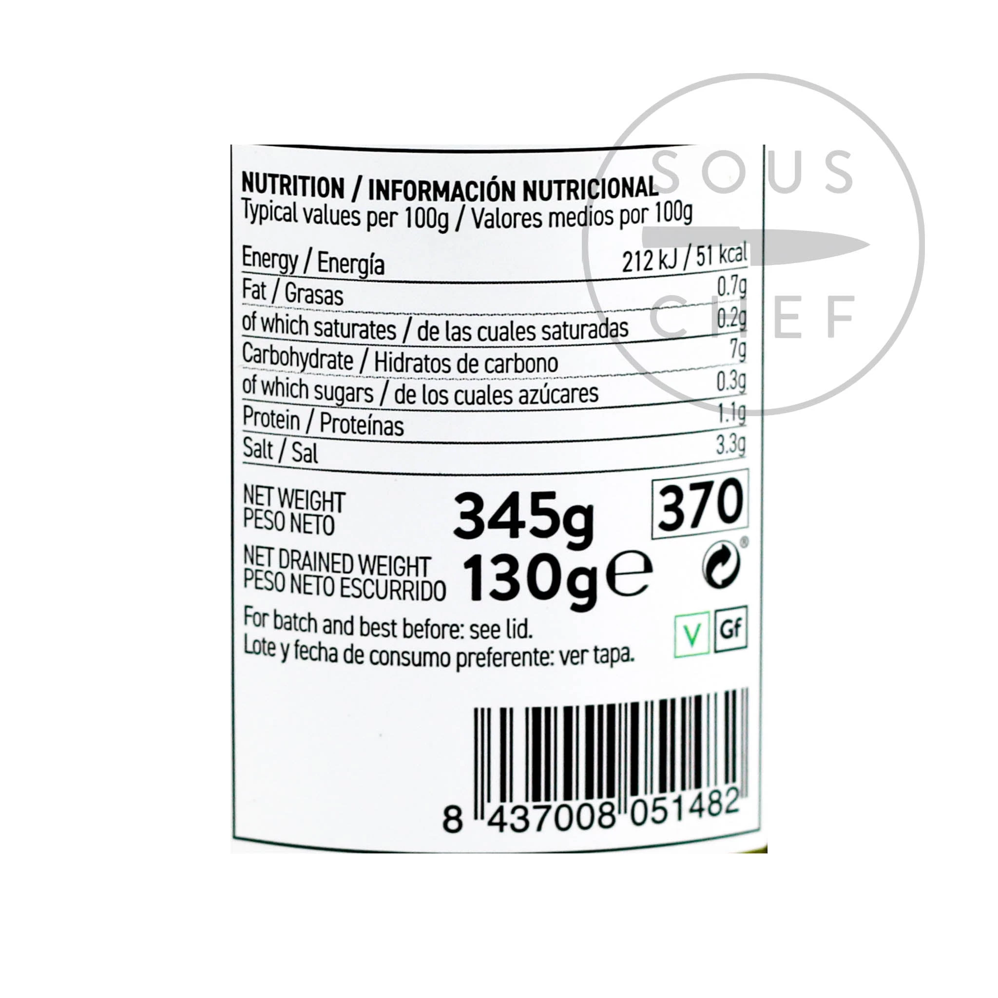 Ingrédients Perello Guindilla Peppers 345g 5 Ingrédients Perello Guindilla Peppers 345g – Image 3