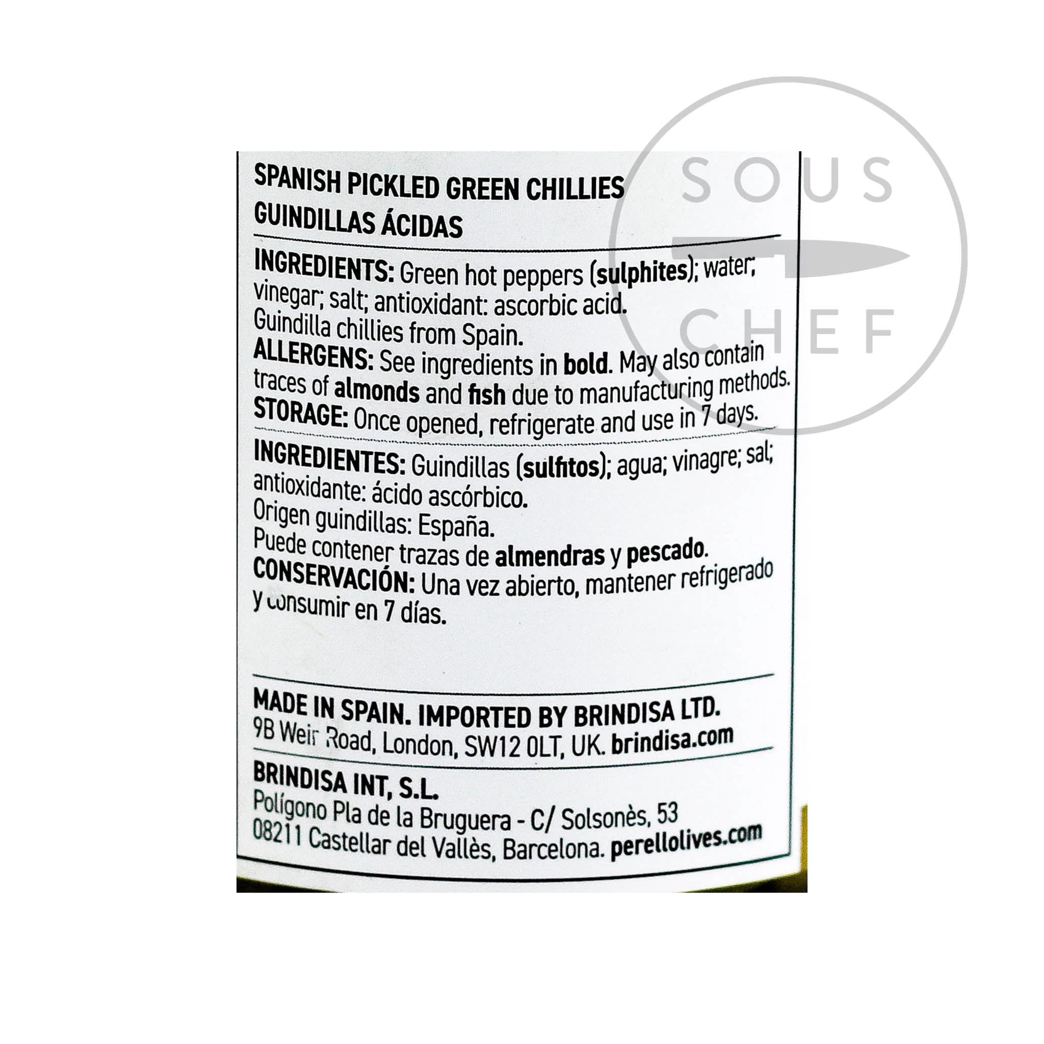 Ingrédients Perello Guindilla Peppers 345g 4 Ingrédients Perello Guindilla Peppers 345g – Image 2