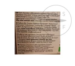 Ingredients Booja Booja Around Midnight Espresso Truffles 92g 7 Ingredients Booja Booja Around Midnight Espresso Truffles 92g -Sous Chef Boutique BJ0006 BoojaBoojaAroundMidnightEspressoTruffles92gnutritions