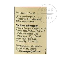 Cerises à Cocktails Maraschino Rouge Opies Avec Stem 225g Ingrédients -Sous Chef Boutique BO0002 RedMaraschinoCocktailCherrieswithStem 2