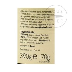 Opies Ingredients Pickled Walnuts In Malt Vinegar 390g 9 Opies Ingredients Pickled Walnuts In Malt Vinegar 390g -Sous Chef Boutique BO0007 PickledWalnutsinMaltVinegar 2