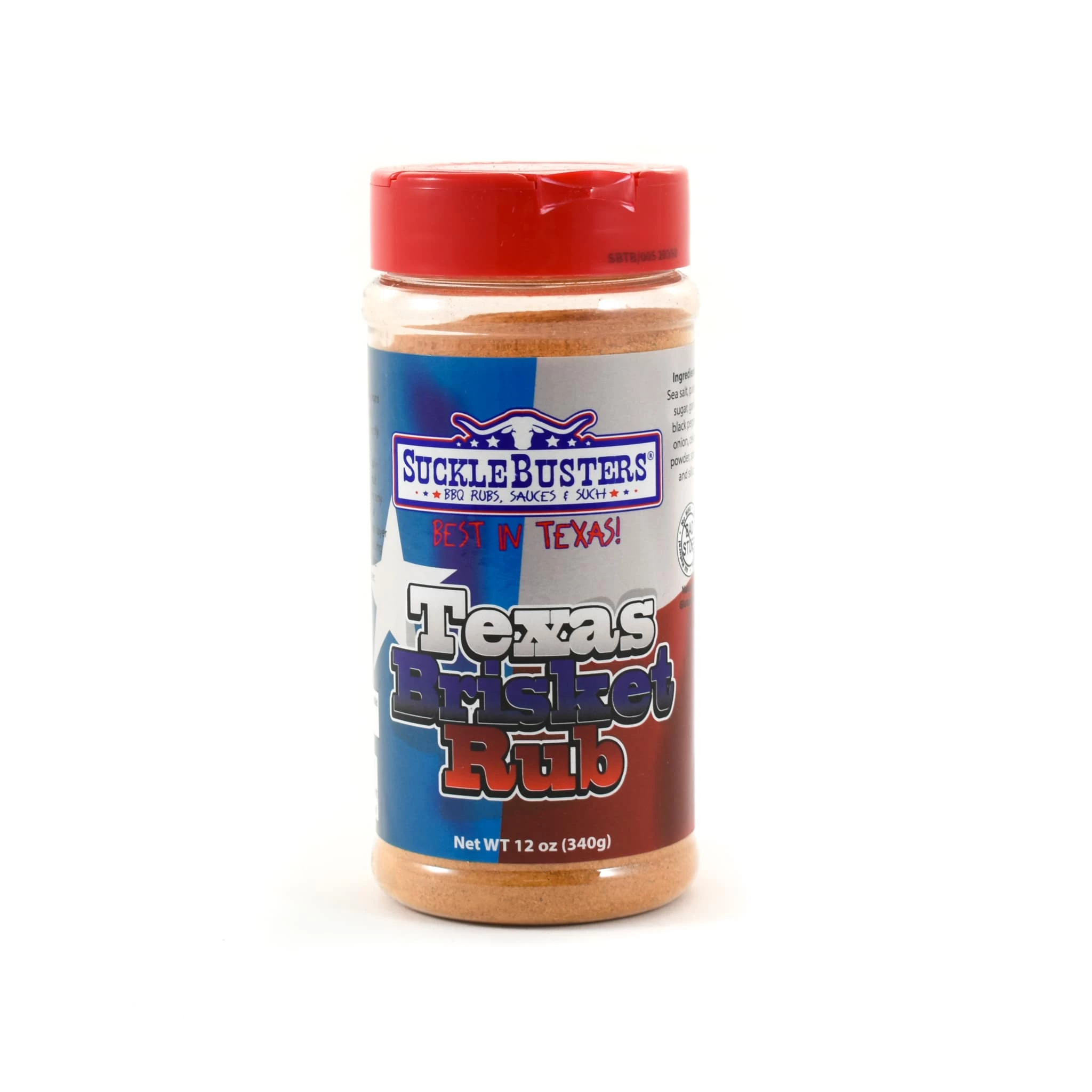 Sucklebusters Bobines Texas Brideket BBQ Rub 340g Ingrédients 3 Sucklebusters Bobines Texas Brideket BBQ Rub 340g Ingrédients