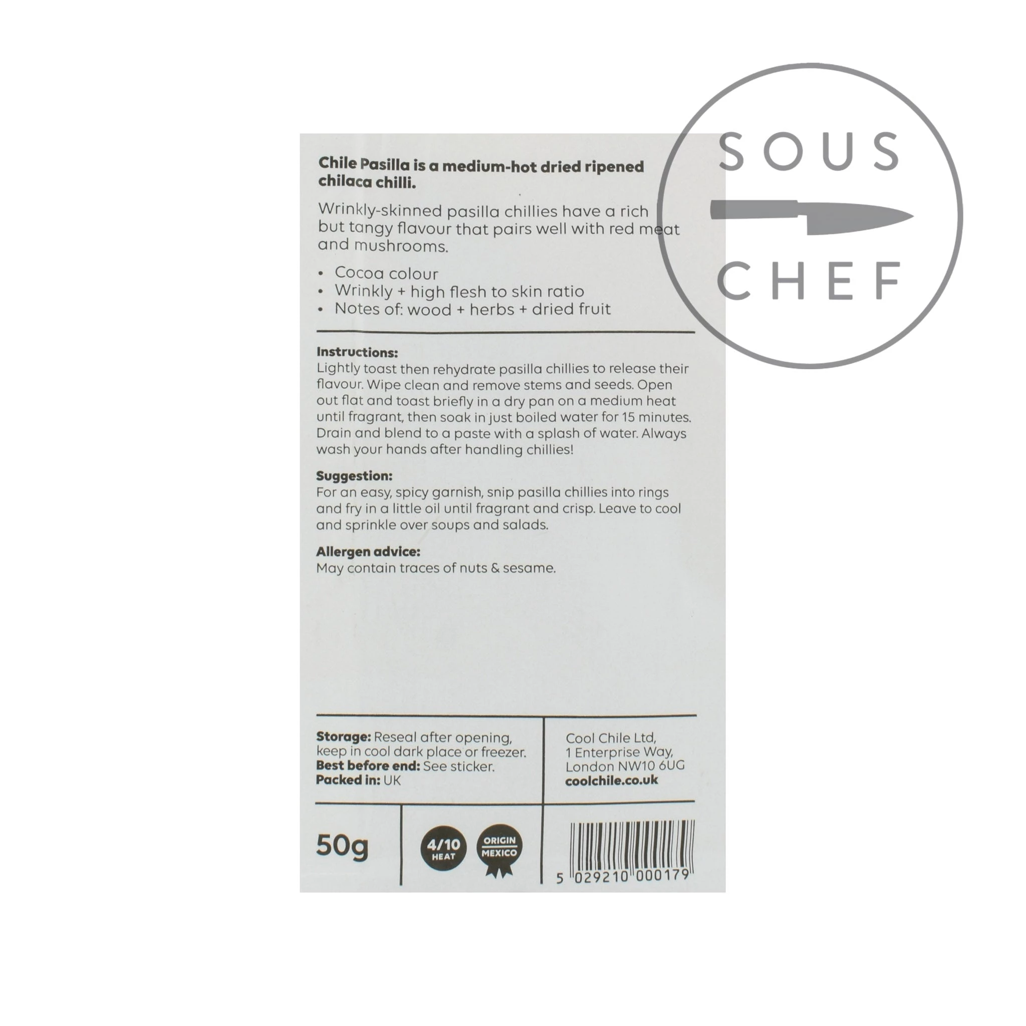 Cool Chile Co Chillies Entières Pasilla Chillies Séchées 4 Cool Chile Co Chillies Entières Pasilla Chillies Séchées – Image 2