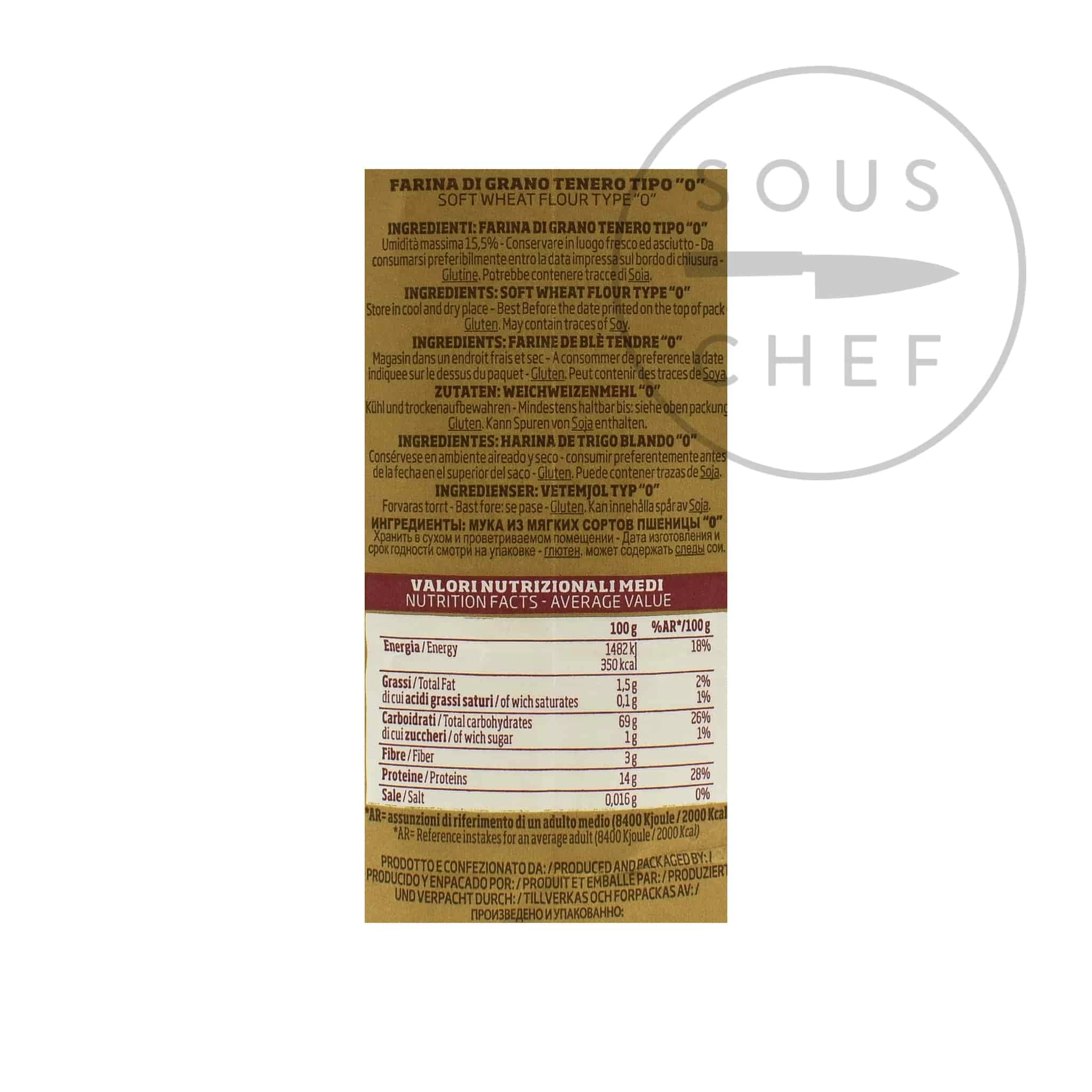 Caputo Manitoba Farine 1kg Ingrédients 4 Caputo Manitoba Farine 1kg Ingrédients – Image 2