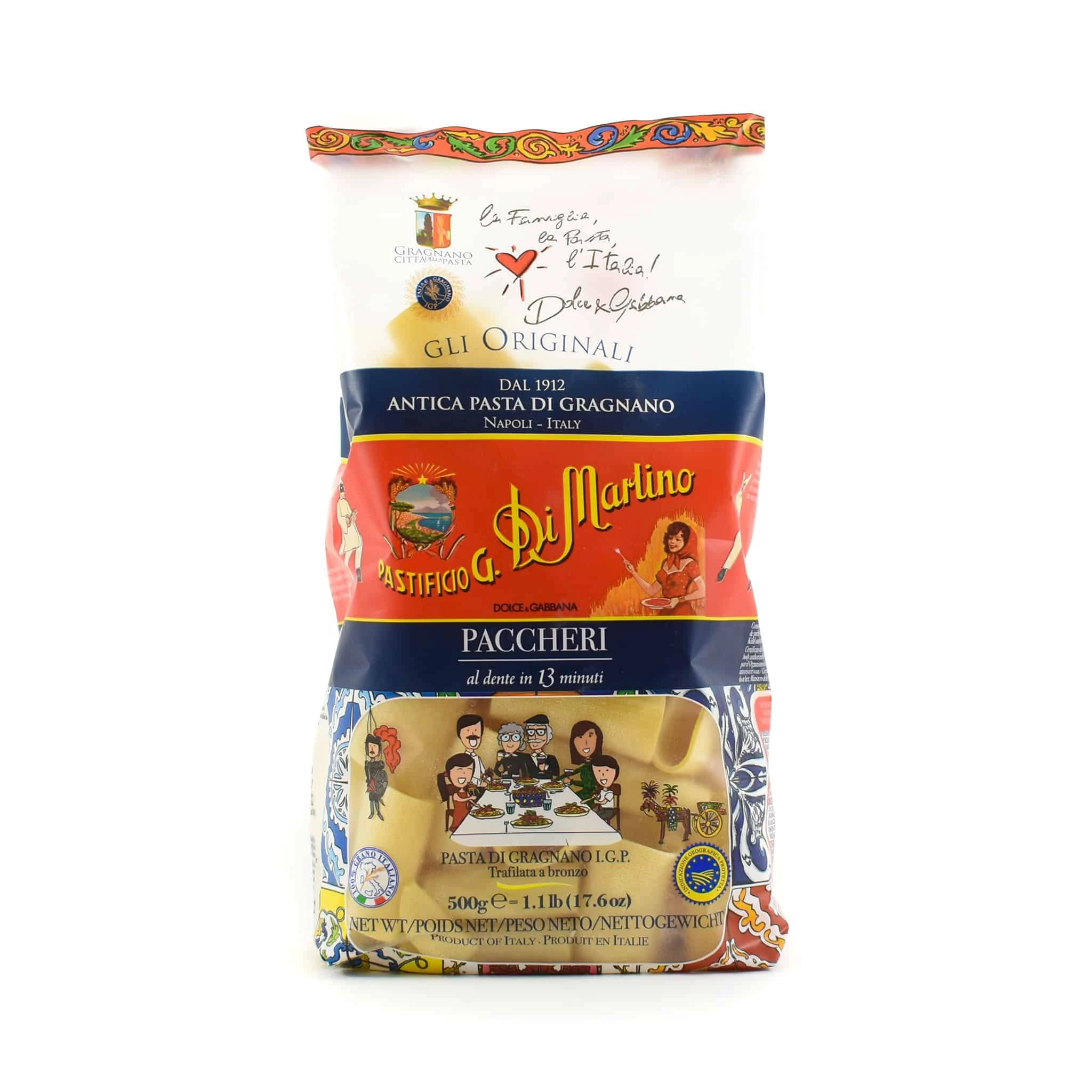 Dolce & Gabbana Dolce & Gabbana Gragnano IGP Paccheri 500g Pâtes, Riz & Nouilles 3 Dolce & Gabbana Dolce & Gabbana Gragnano IGP Paccheri 500g Pâtes, Riz & Nouilles