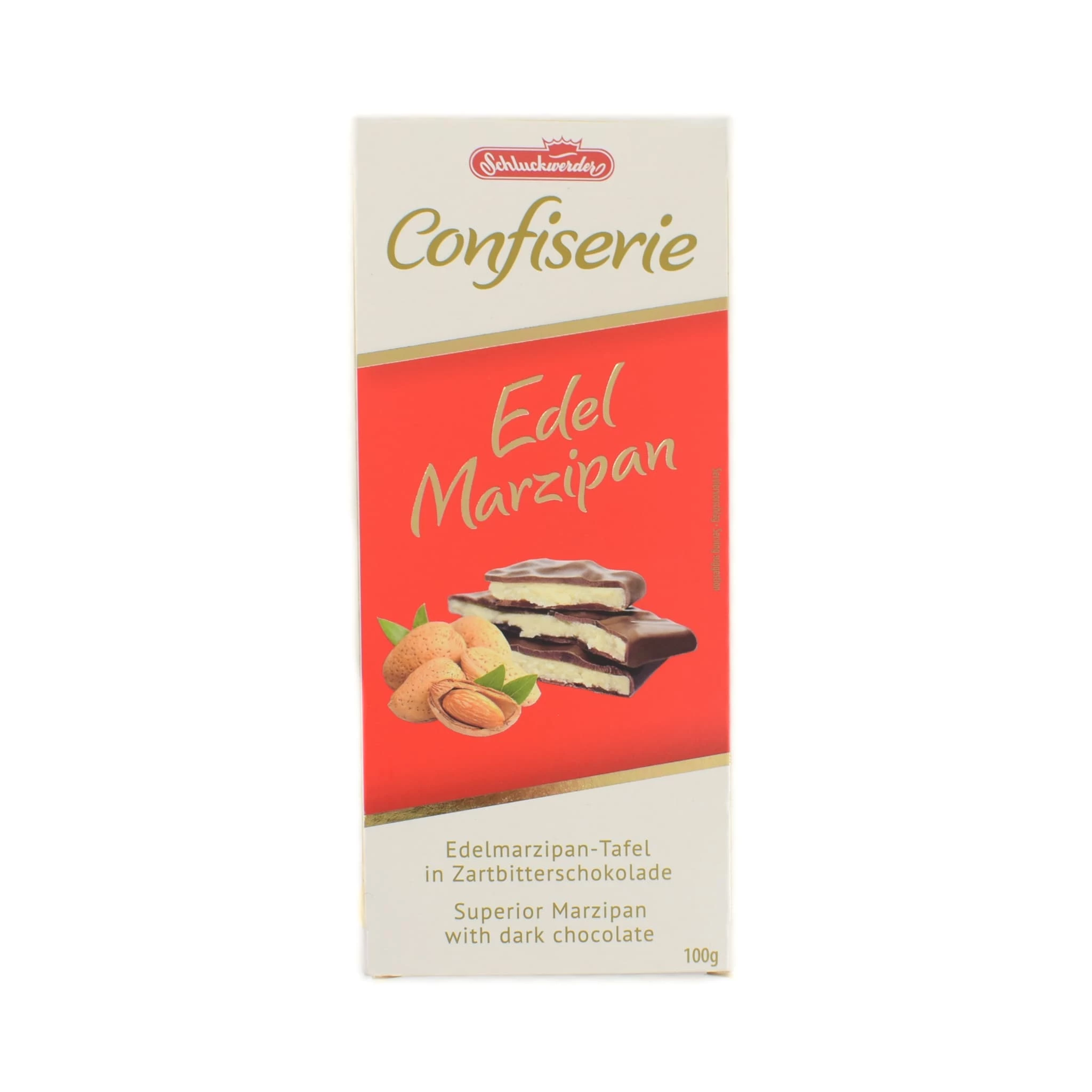 Schluckwerder Edel Marzipan With Dark Chocolate 100g Ingredients 2 Schluckwerder Edel Marzipan With Dark Chocolate 100g Ingredients