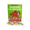 Mr Men And Little Miss Mr Strong Jelly Eggs & Jelly Shakes 100g -Sous Chef Boutique CM0153 MrStrongJellyEggs JellyShakes100g scaled 1