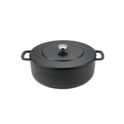 Combekk Sous-Chef Noir Recyclé Fonte Four Hollandais 28cm