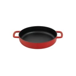Combekk Sous-Chef Rouge Recycled Cast Poêle à Frire En Fer 24cm