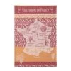 Serviette à Thé Française Coucke - Vins Rouges De France 1 Serviette à Thé Française Coucke - Vins Rouges De France -Sous Chef Boutique CU01241 1 sq