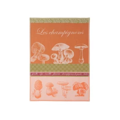 Serviette à Thé Française Coucke - Champignons