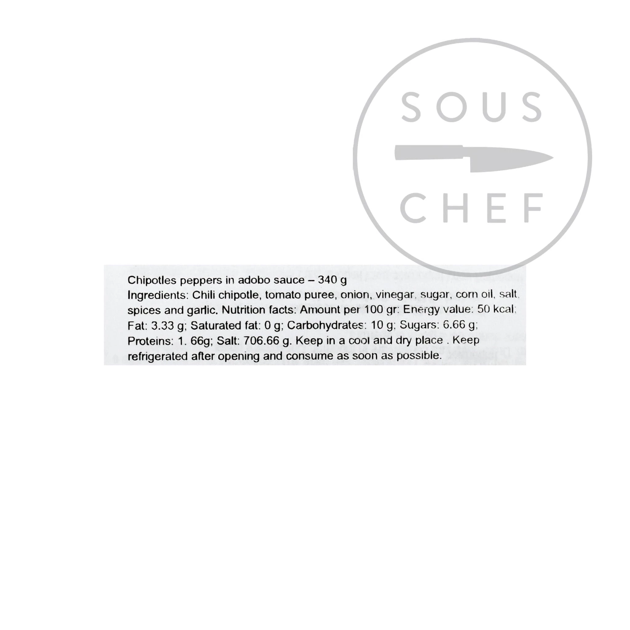 Poivrons De Chipotle Carey En Sauce Adobo 340g 5 Poivrons De Chipotle Carey En Sauce Adobo 340g – Image 3