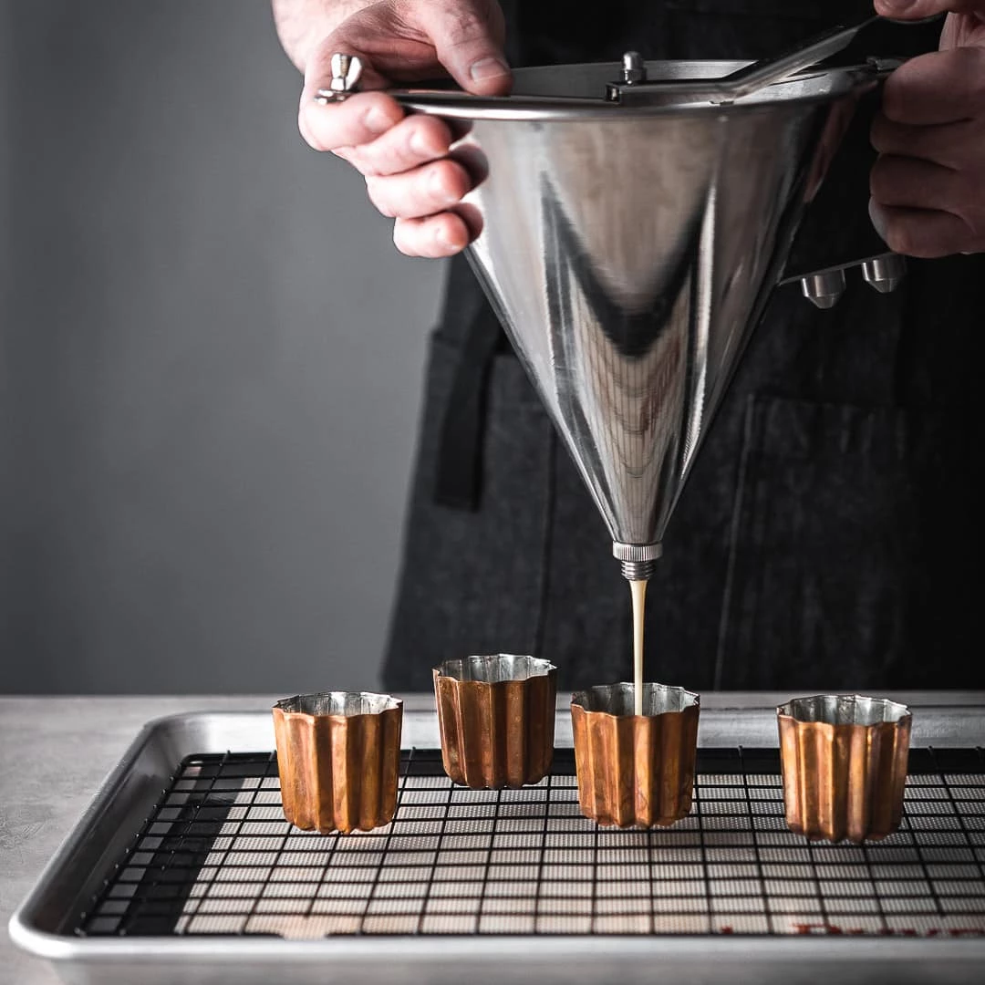 De Buyer De Acheteur Kwik Pro Piston Entonnoir Avec Support 4 De Buyer De Acheteur Kwik Pro Piston Entonnoir Avec Support – Image 2