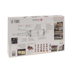 De Buyer De Acheteur 'Le Tube' Pâtisserie Pro Syringe 19 De Buyer De Acheteur 'Le Tube' Pâtisserie Pro Syringe -Sous Chef Boutique DB0190 DeBuyer LeTube ProPastrySyringe packaging 1