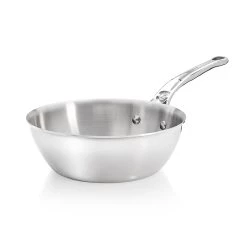 De Buyer Cuisinière De Acheteur Affinity Acier Inoxydable Courbé Saute Pan 24cm