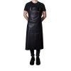 Dutchdeluxes Extra Long Cuir Zipper Tablier En Noir Classique -Sous Chef Boutique DD0038 5