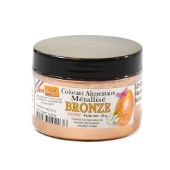 Deco Relief Déco Saveurs De Relief & Couleurs Poussière De Shimmer De Bronze Edible 25g