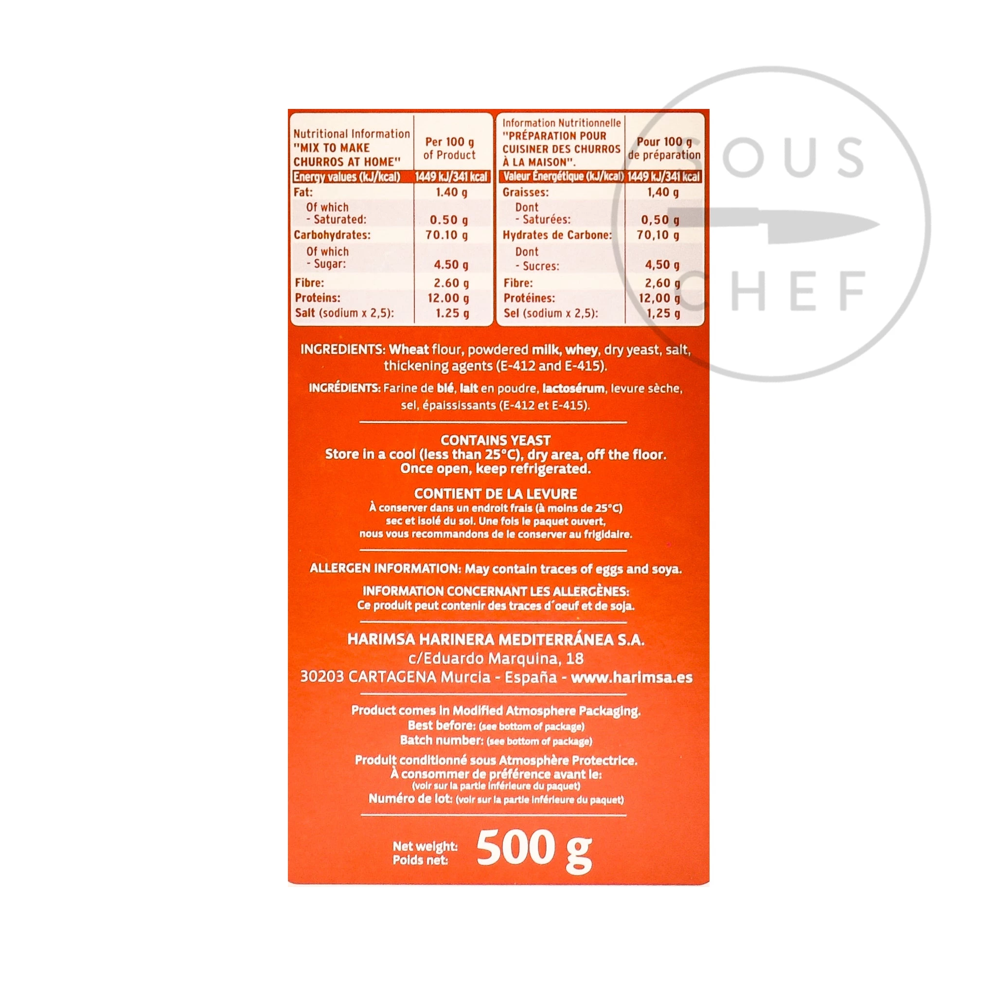 Harimsa Churro Mix For Spanish Doughnuts 500g 4 Harimsa Churro Mix For Spanish Doughnuts 500g – Image 2