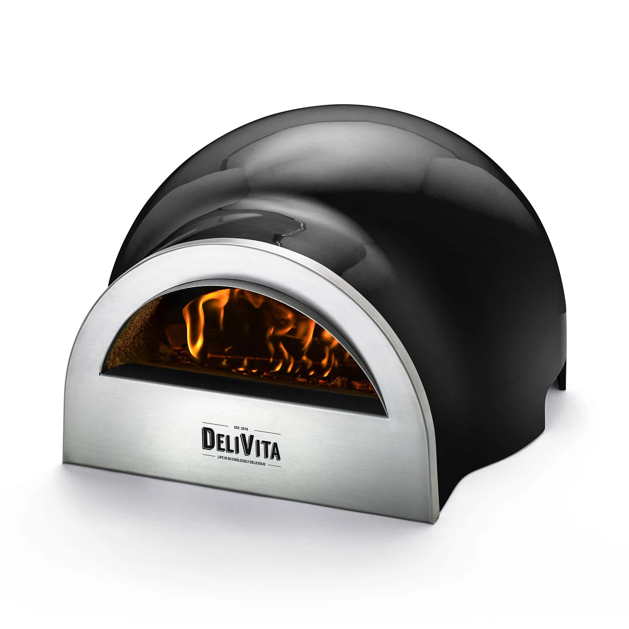 Cuisinière DeliVita Wood Fired Pizza Four Très Noir 3 Cuisinière DeliVita Wood Fired Pizza Four Très Noir