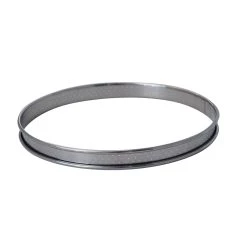 De Buyer Bague De Tart En Acier Inoxydable Perforé De L'acheteur -Sous Chef Boutique DeBuyer perforated ss tart ring 26cm 309322