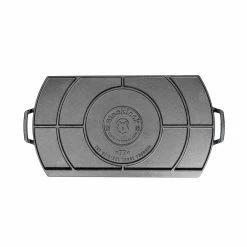 Lodge Blacklock Cast Fer Double Brûleur 25,5x50.8cm -Sous Chef Boutique ED0085 LodgeBlacklockCastIronDoubleBurner 1