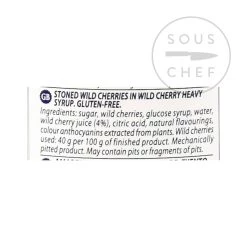 Ingredients Fabbri Amarena Cherries In Syrup - 1.25kg -Sous Chef Boutique EF0003 FabbriAmarenaCherriesinSyrup 1.25kg 2