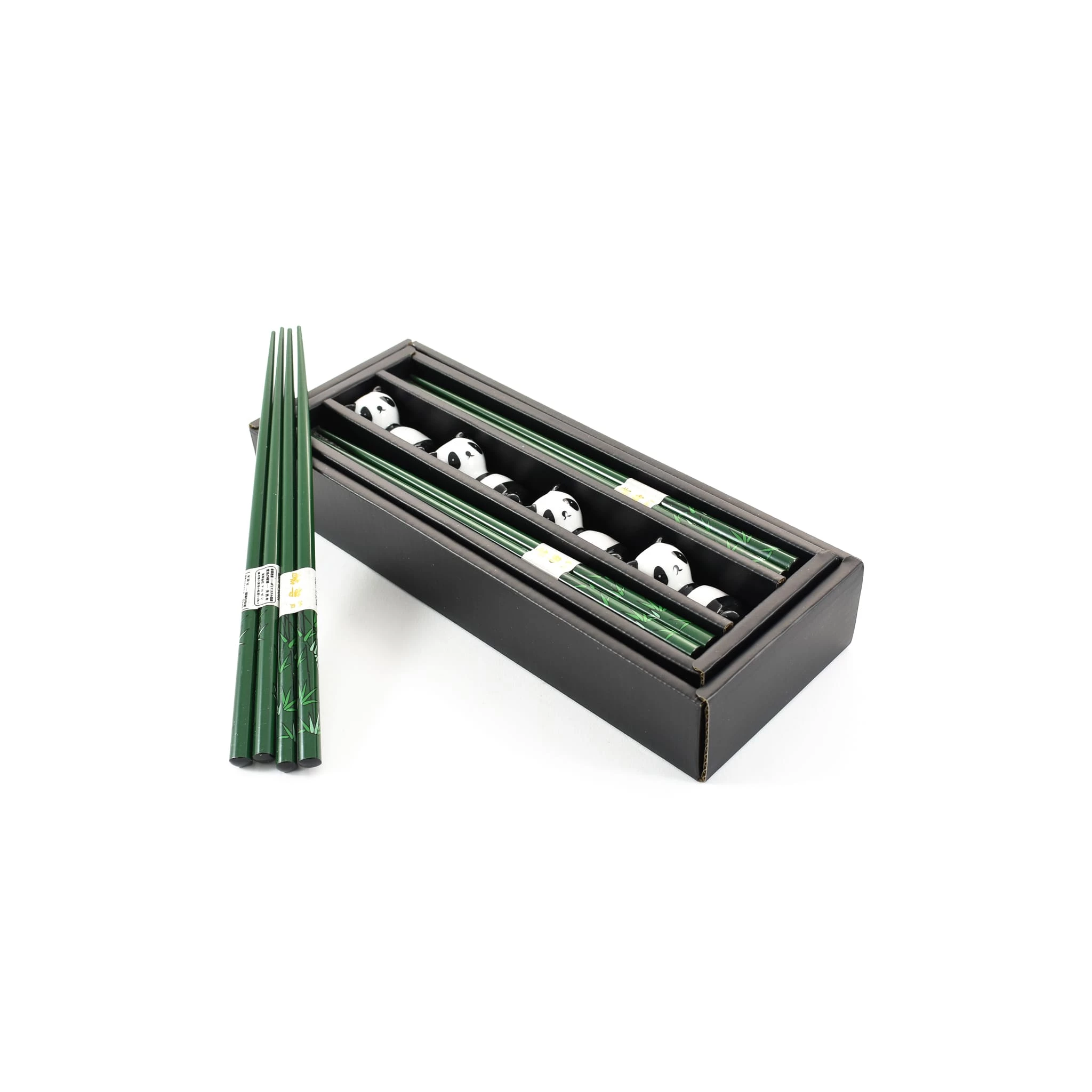 Kiji Stoneware & Ceramics Kiji Stoneware & Céramique Vaisselle De Table Panda Chopstick & Set De Repos - 4 Paires 3 Kiji Stoneware & Ceramics Kiji Stoneware & Céramique Vaisselle De Table Panda Chopstick & Set De Repos - 4 Paires