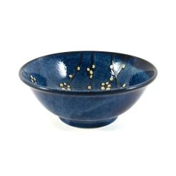 Kiji Stoneware & Ceramics Kiji Stoneware & Céramique Blue Sakura Ramen Bowl