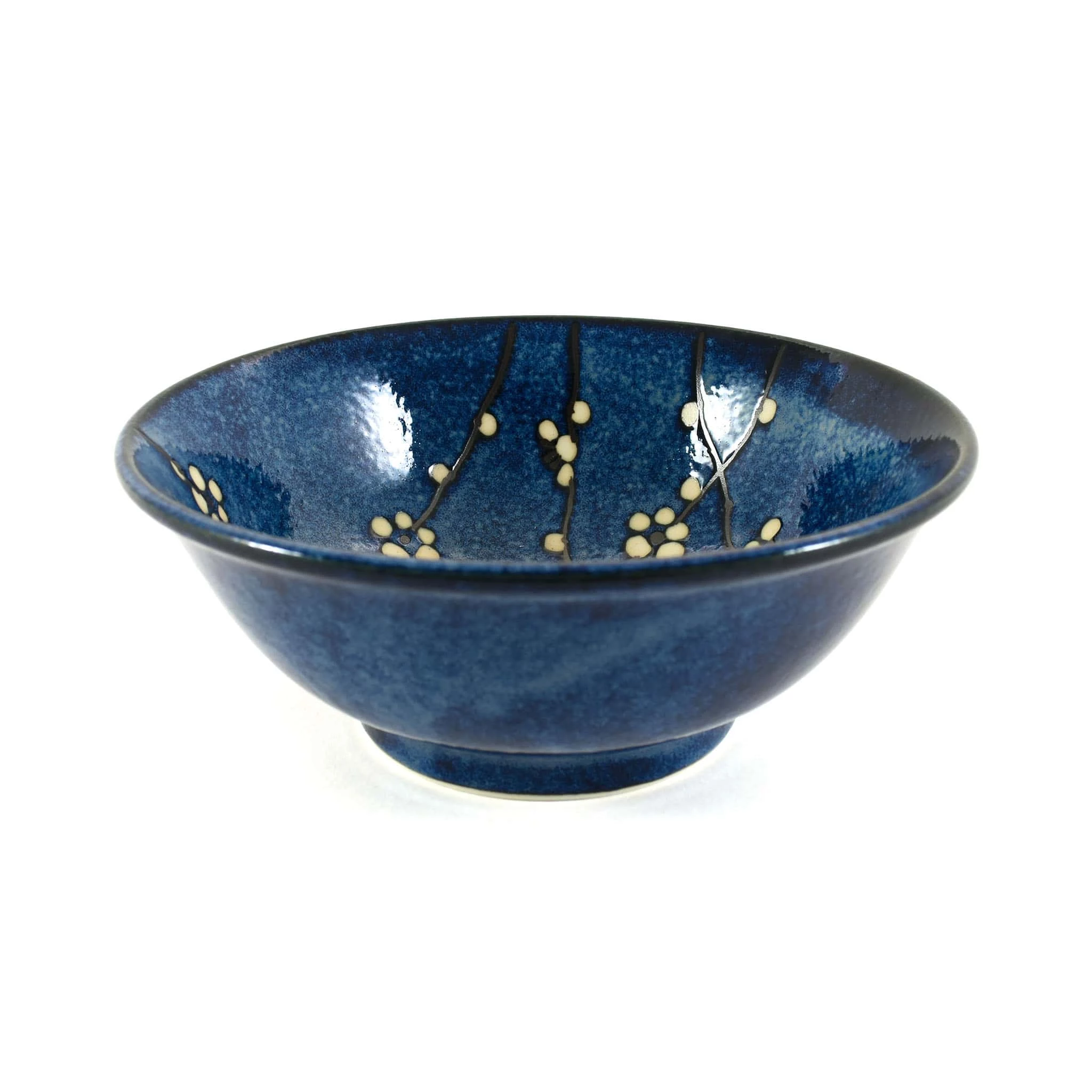 Kiji Stoneware & Ceramics Kiji Stoneware & Céramique Blue Sakura Ramen Bowl 3 Kiji Stoneware & Ceramics Kiji Stoneware & Céramique Blue Sakura Ramen Bowl