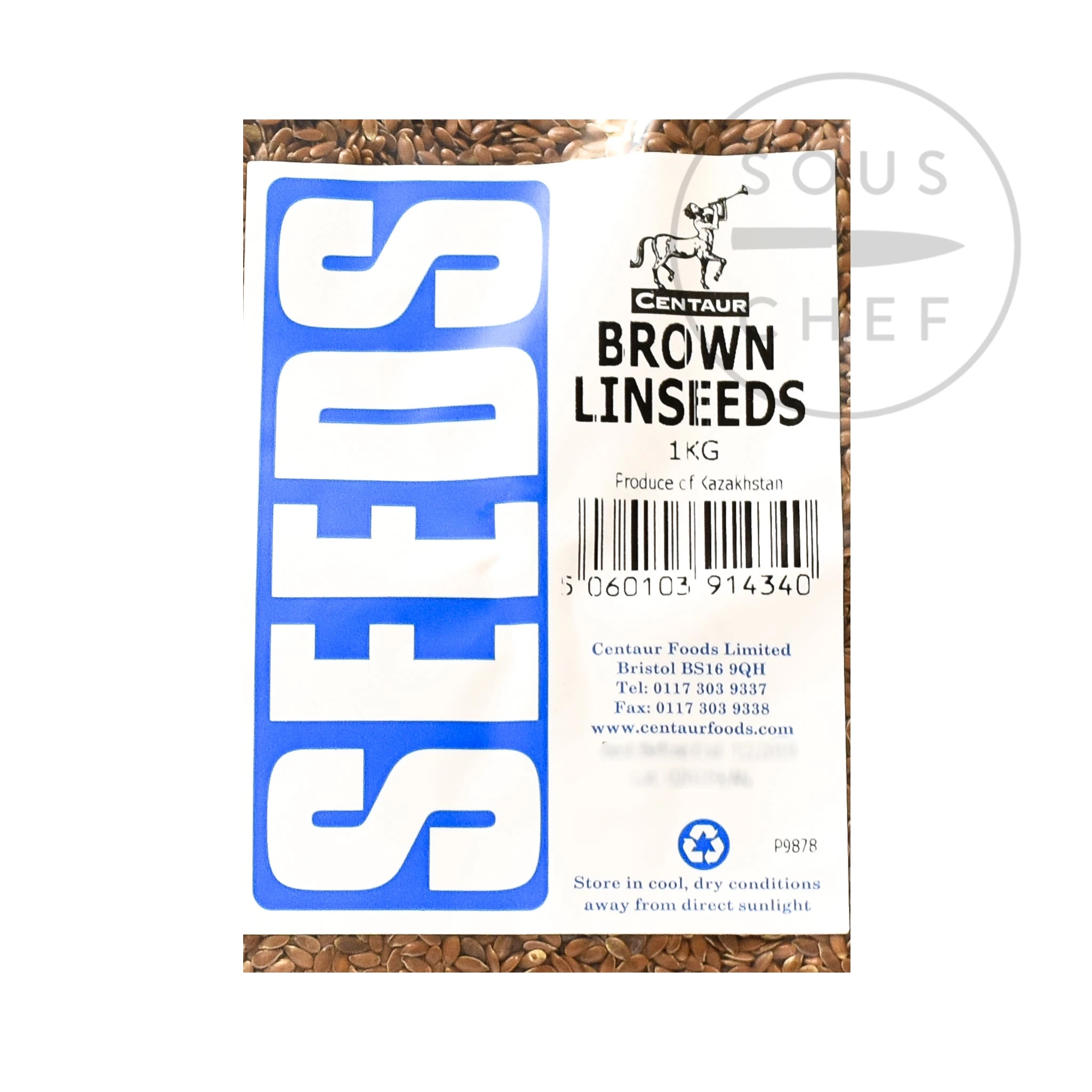 Centaur Ingredients Linseeds 1kg 4 Centaur Ingredients Linseeds 1kg – Image 2