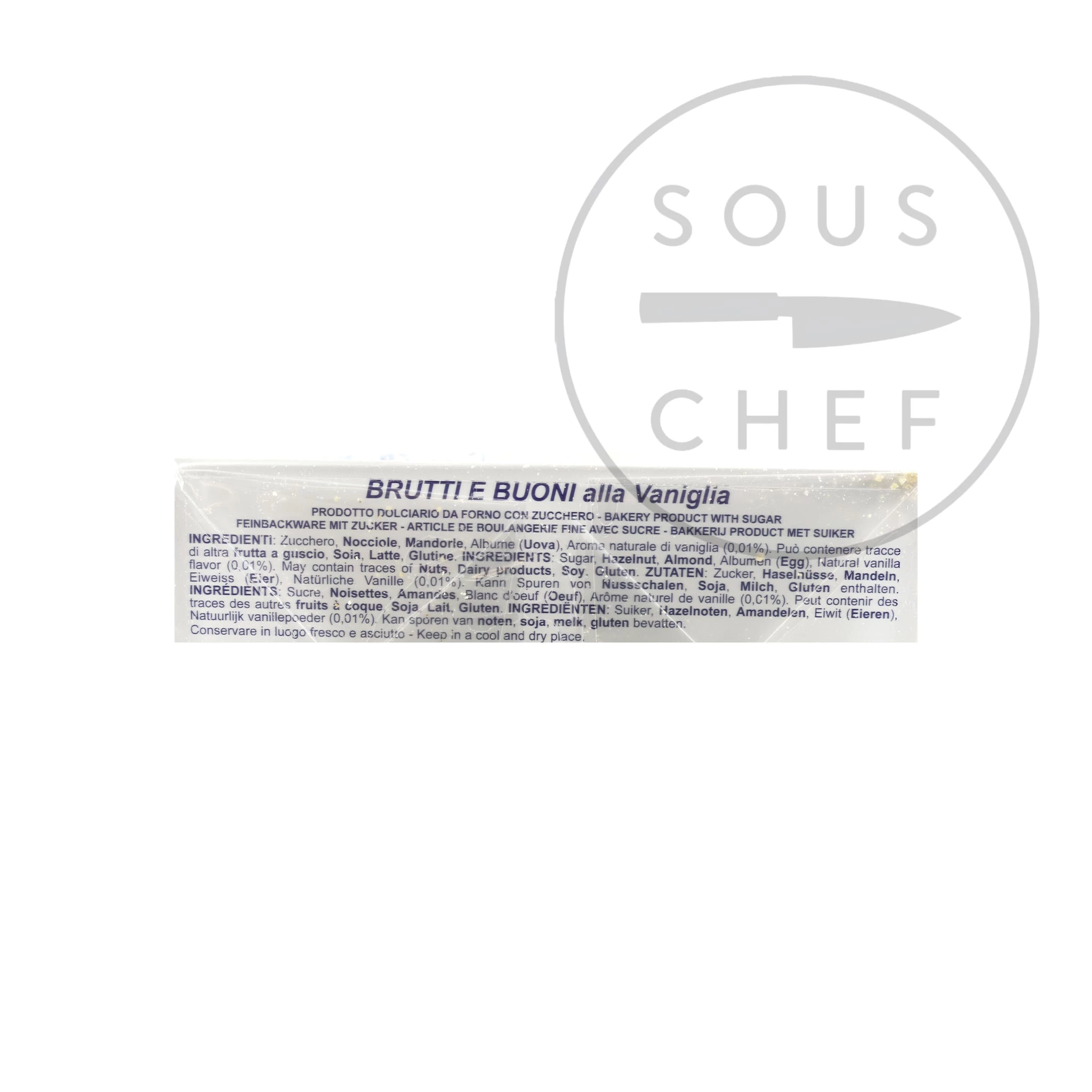 Veniani Vanilla Meringues With Toasted Almonds & Hazelnuts 100g Ingredients 4 Veniani Vanilla Meringues With Toasted Almonds & Hazelnuts 100g Ingredients – Image 2