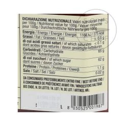 Ingredients Fiasconaro Orange Marmalade 360g 7 Ingredients Fiasconaro Orange Marmalade 360g -Sous Chef Boutique FI0016 Fiasconaro Orange Marmalade 360g nutrition 2