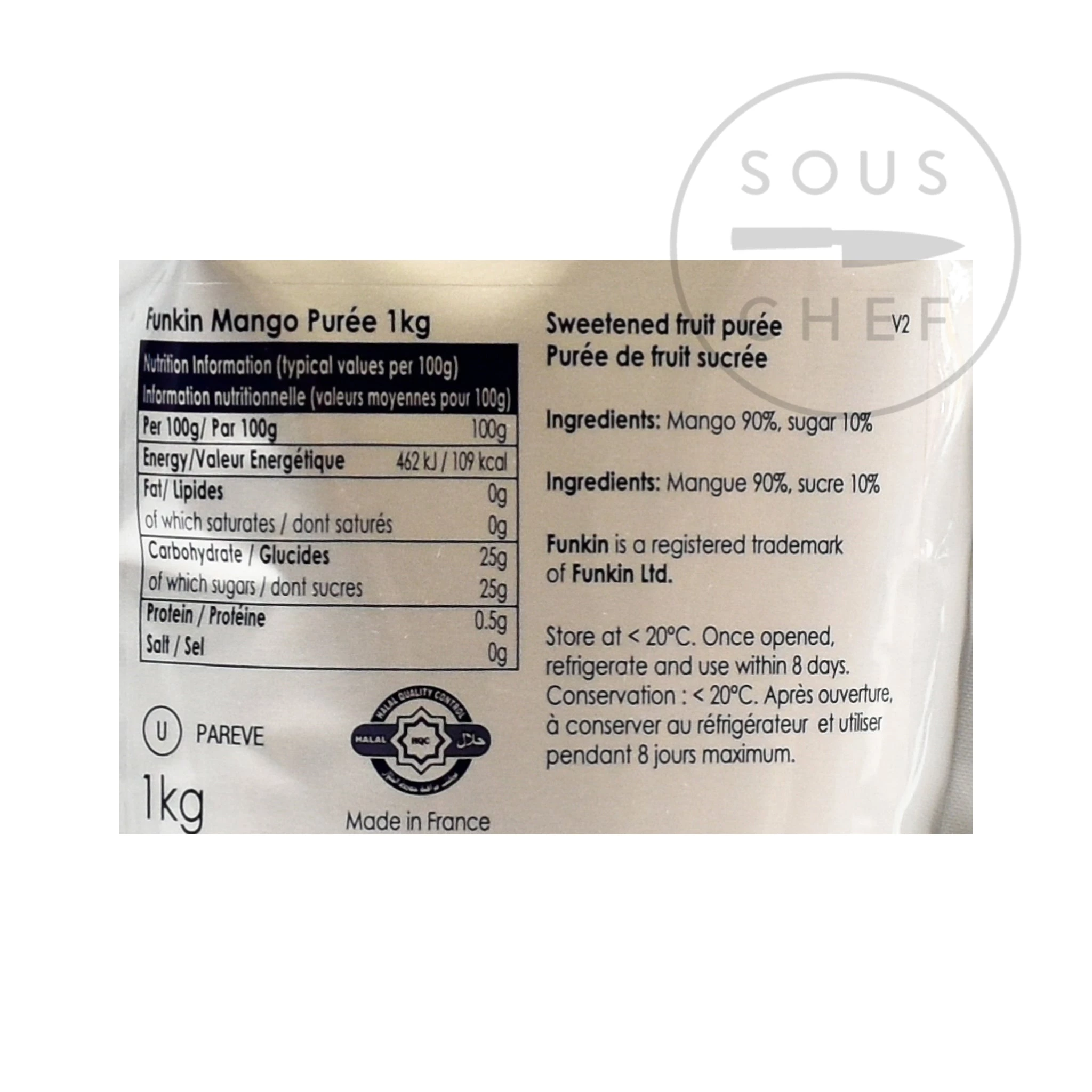 Funkin Mango Puree 1kg Boissons 4 Funkin Mango Puree 1kg Boissons – Image 2