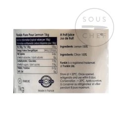 Jus De Citron Funkin 1kg 7 Jus De Citron Funkin 1kg -Sous Chef Boutique FU0018 FunkinLemonJuice 1