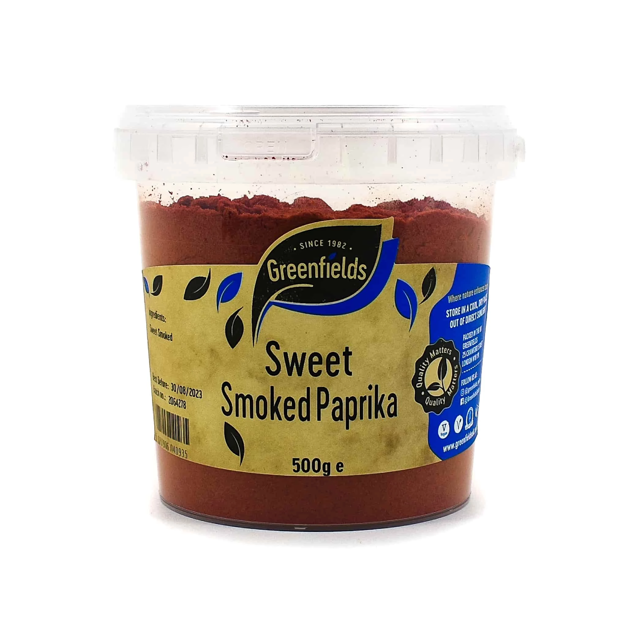 Ingredients Greenfields Sweet Smoked Paprika 500g 3 Ingredients Greenfields Sweet Smoked Paprika 500g