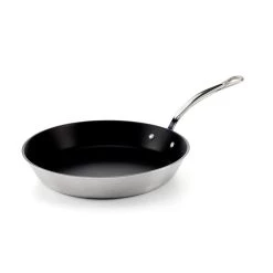 Samuel Groves En Acier Inoxydable Non Incrusté Triple Frypan 28cm Cuisinière