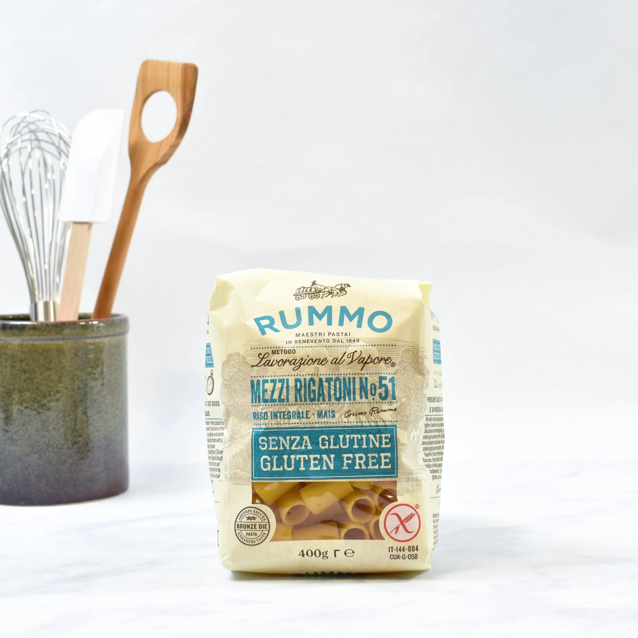 Ingredients Rummo Gluten Free Mezzi Rigatoni 400g 5 Ingredients Rummo Gluten Free Mezzi Rigatoni 400g – Image 3
